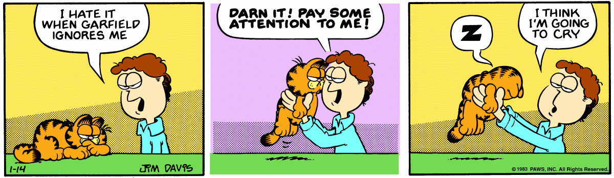 Garfield, January 14, 1983