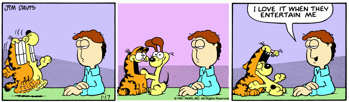 Garfield, January 17, 1983