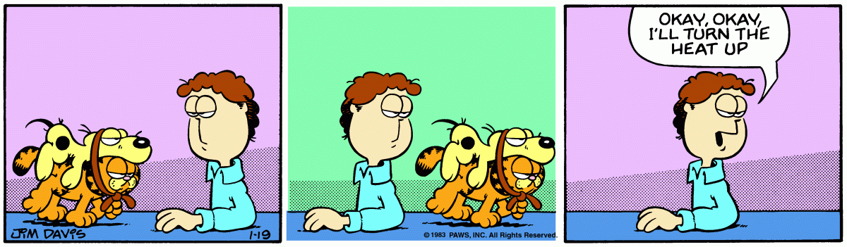 Garfield, January 19, 1983