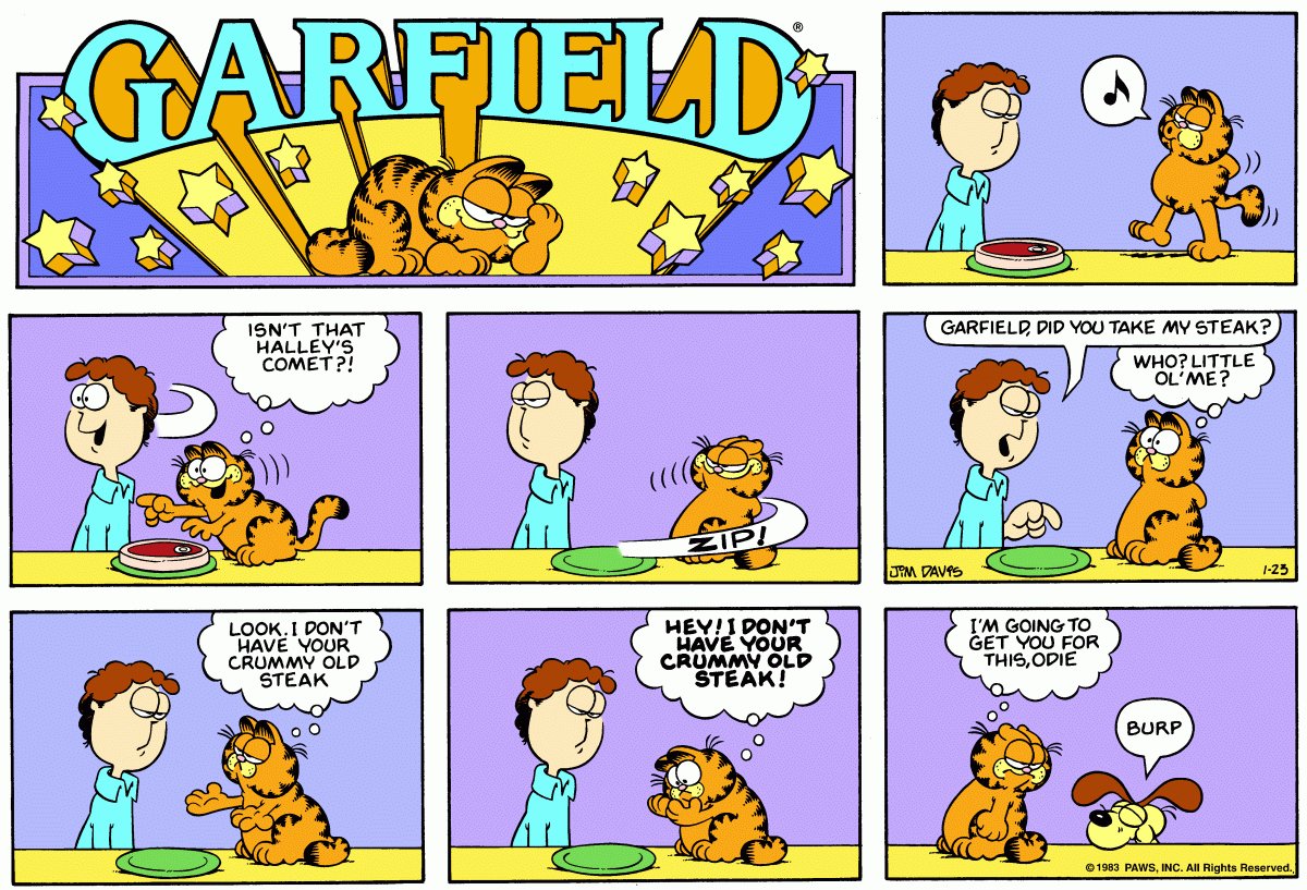Garfield, January 23, 1983