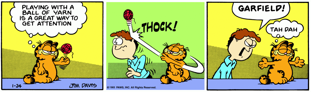 Garfield, January 24, 1983