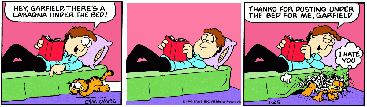 Garfield, January 25, 1983