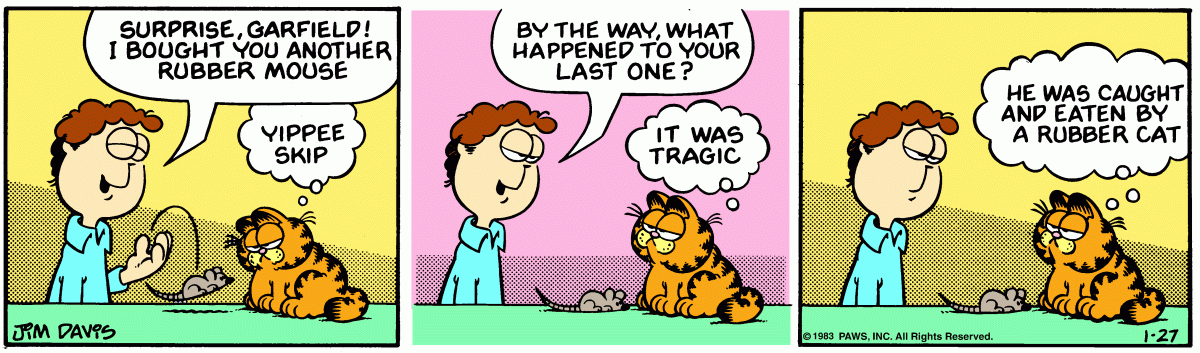 Garfield, January 27, 1983