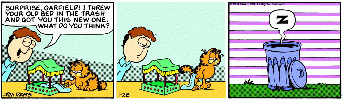 Garfield, January 28, 1983