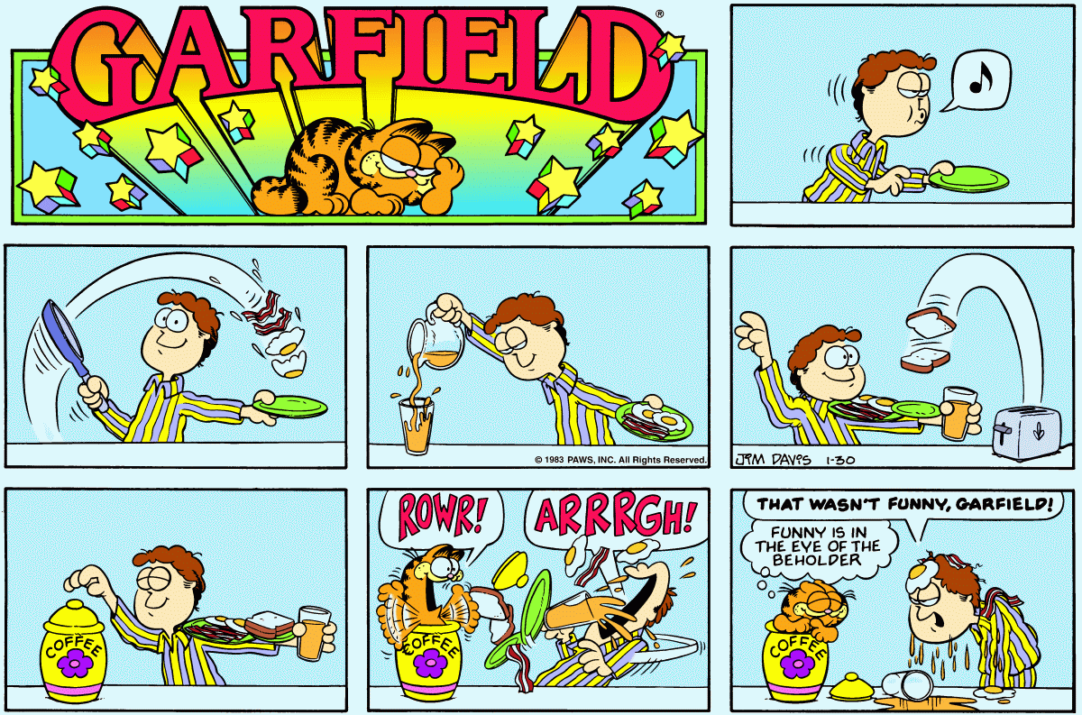 Garfield, January 30, 1983