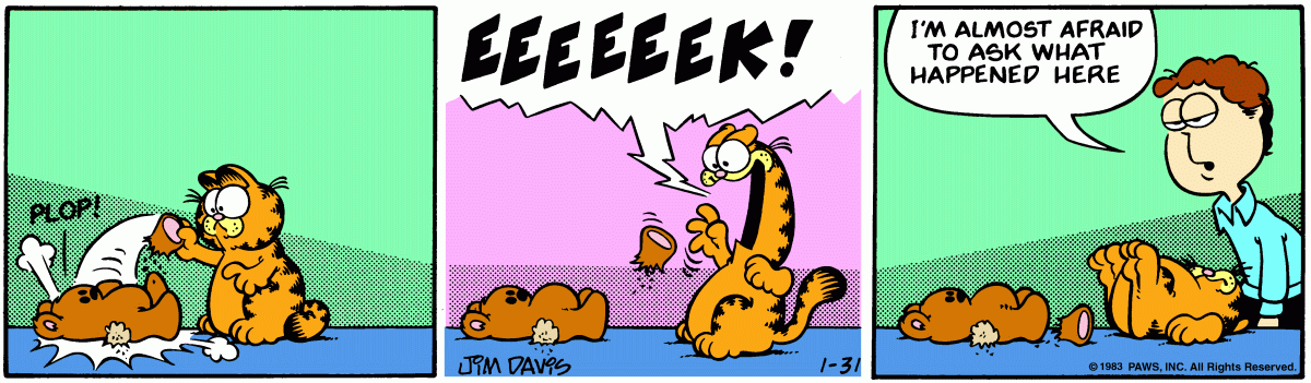 Garfield, January 31, 1983
