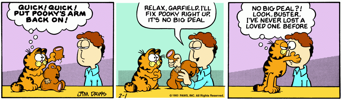 Garfield, February 1, 1983