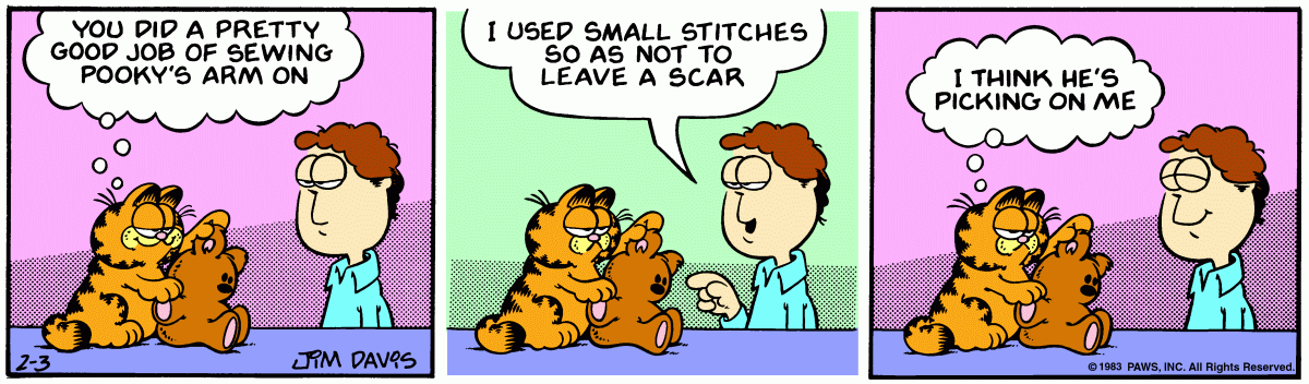 Garfield, February 3, 1983