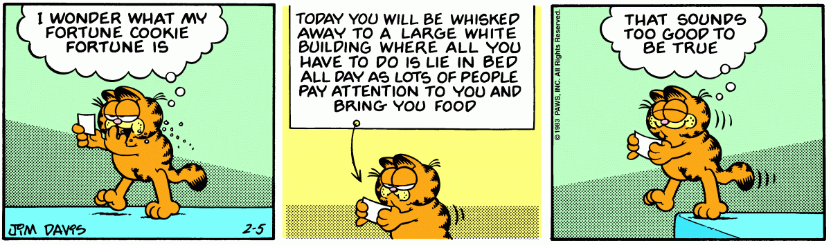 Garfield, February 5, 1983