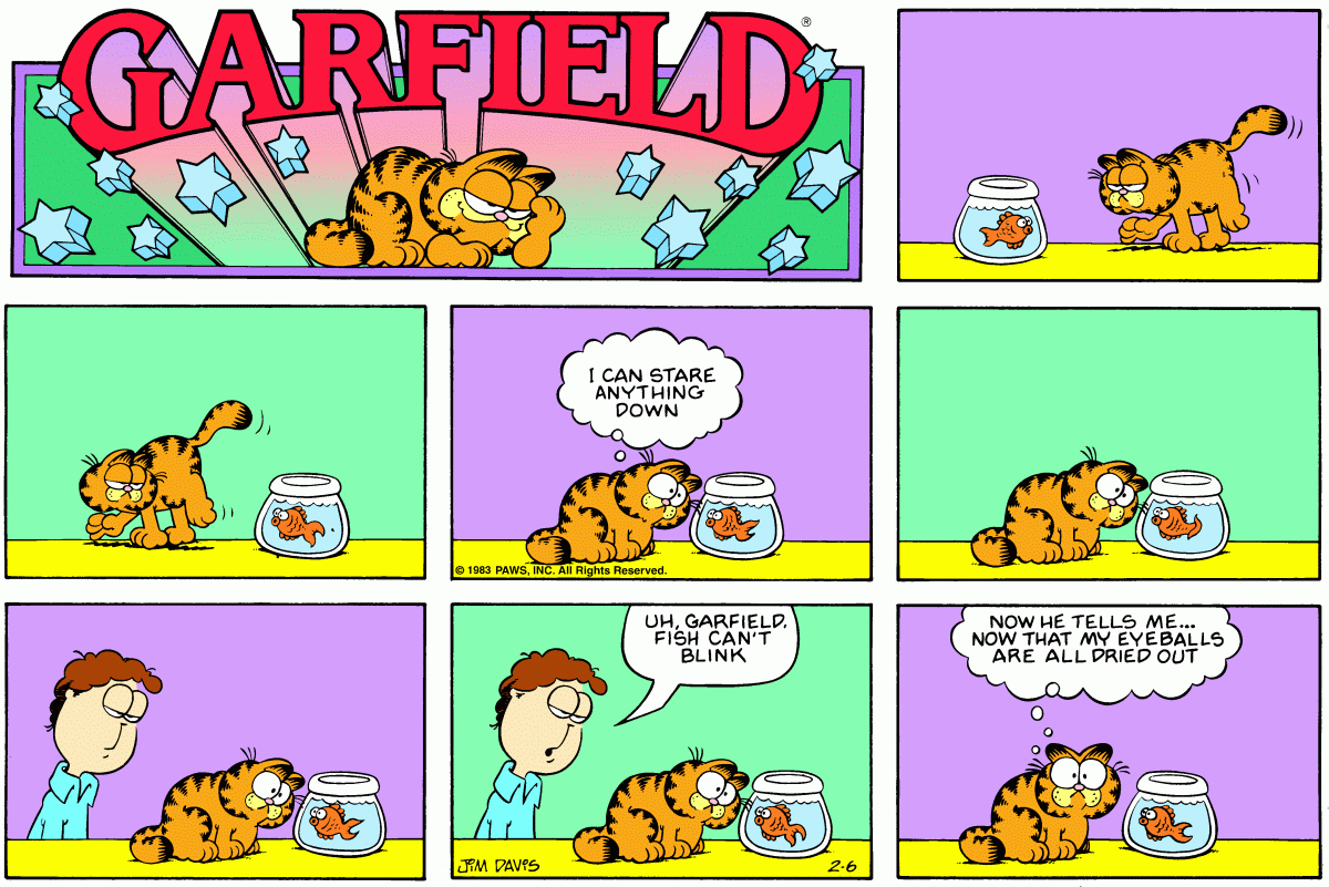 Garfield, February 6, 1983