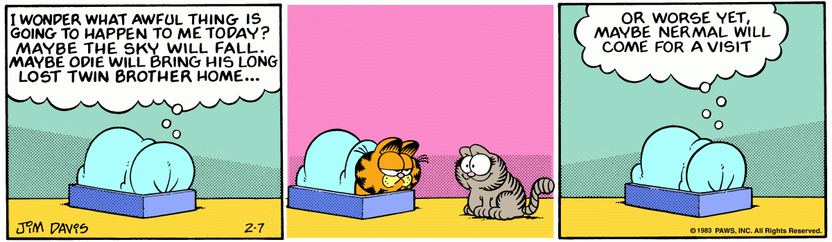 Garfield, February 7, 1983