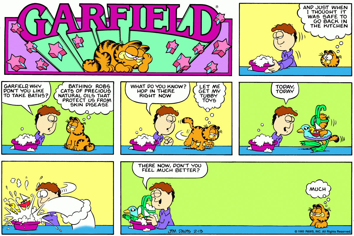 Garfield, February 13, 1983