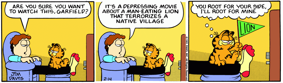 Garfield, February 14, 1983