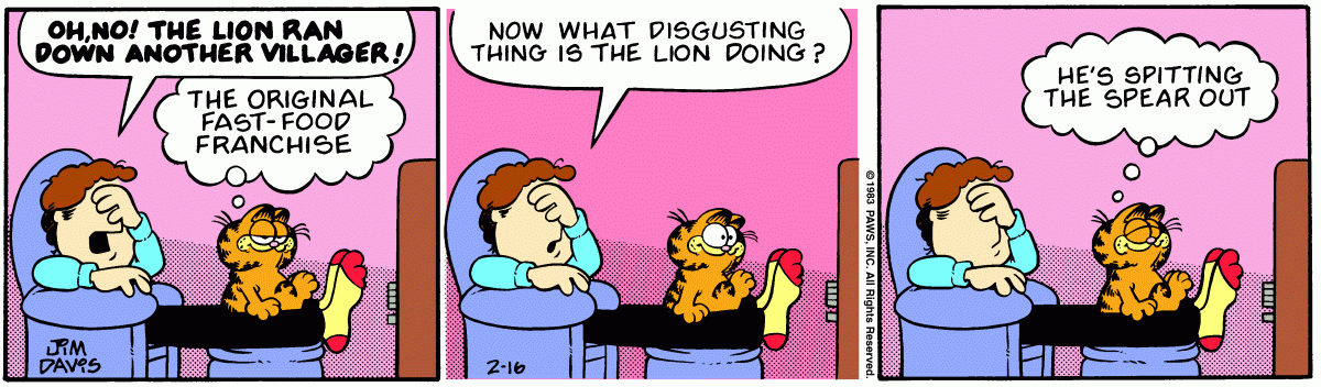 Garfield, February 16, 1983