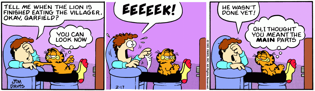 Garfield, February 17, 1983
