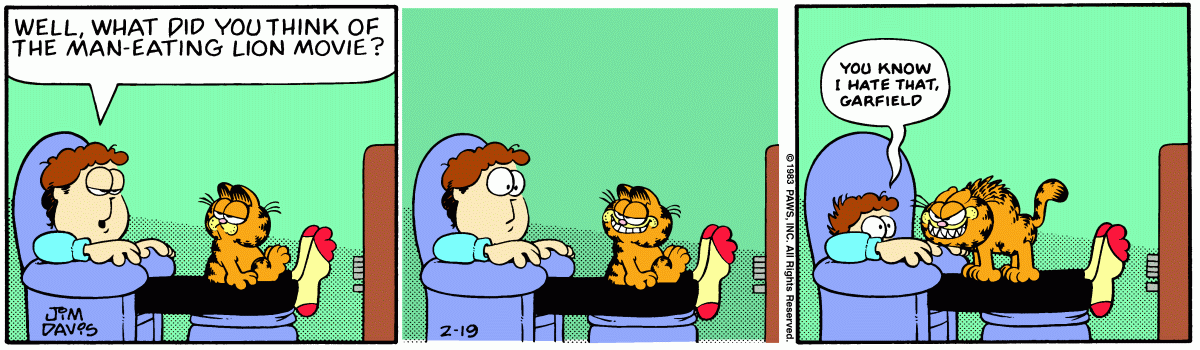 Garfield, February 19, 1983