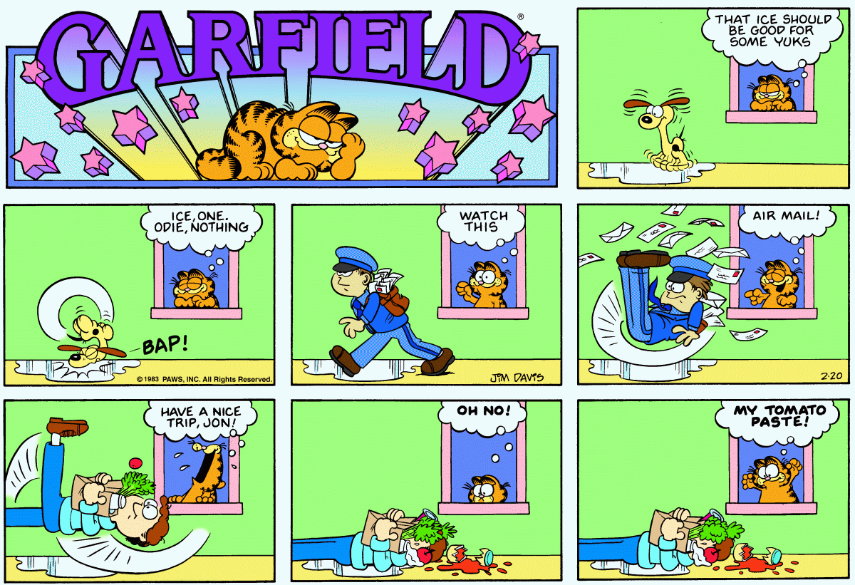 Garfield, February 20, 1983