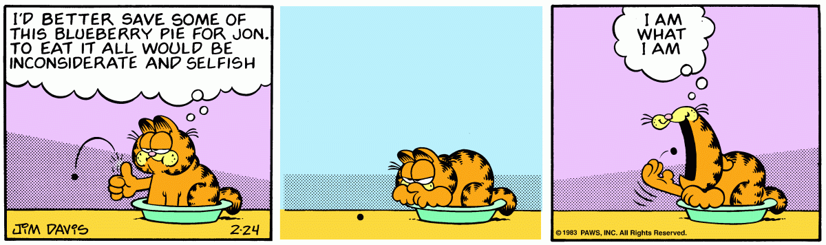 Garfield, February 24, 1983