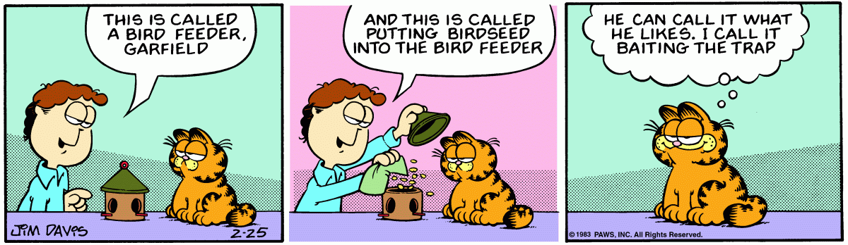 Garfield, February 25, 1983