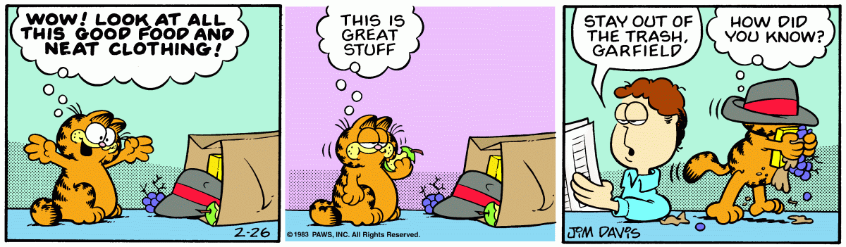 Garfield, February 26, 1983