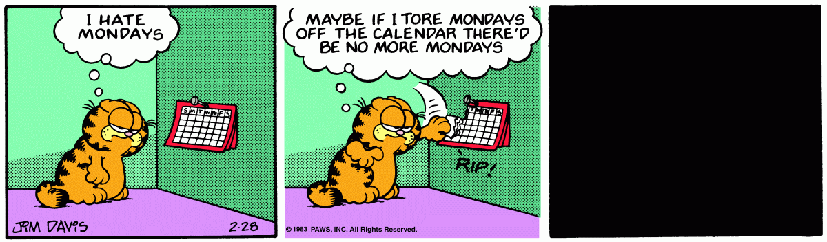 Garfield, February 28, 1983