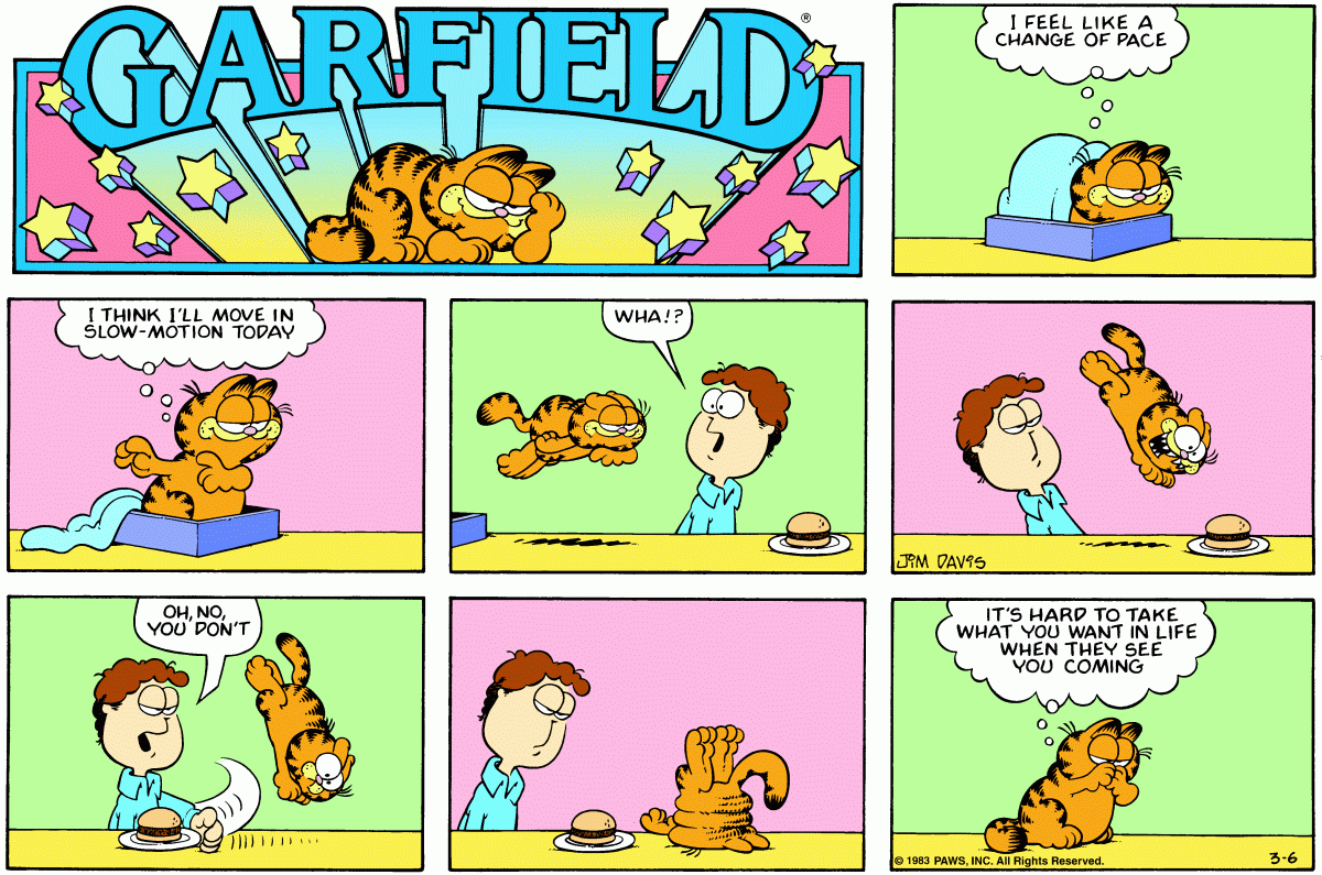Garfield, March 6, 1983