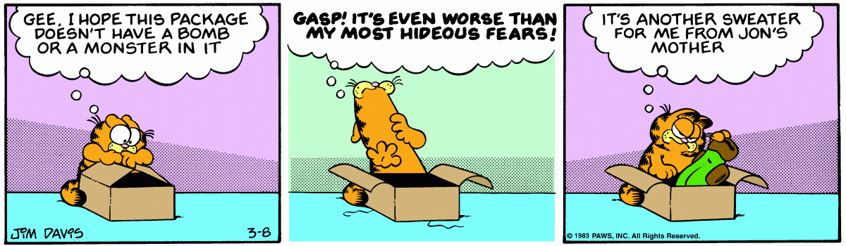 Garfield, March 8, 1983
