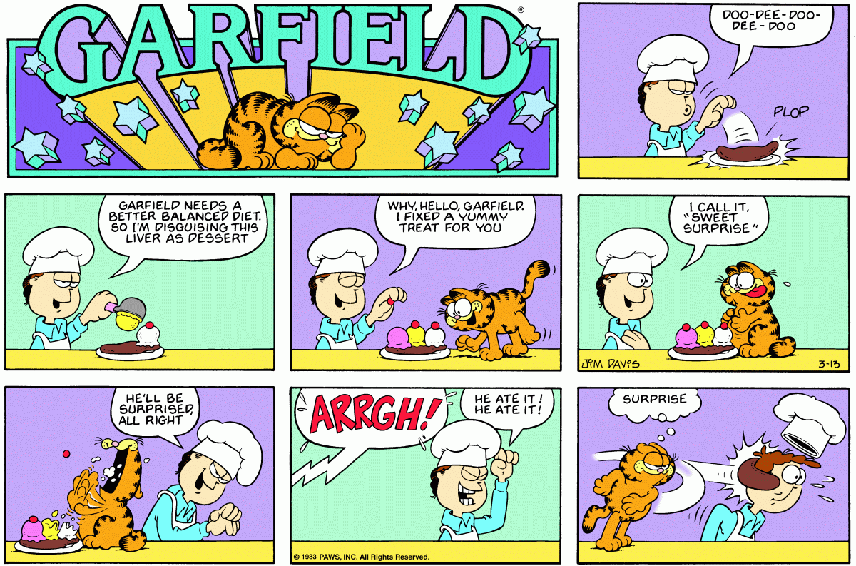 Garfield, March 13, 1983