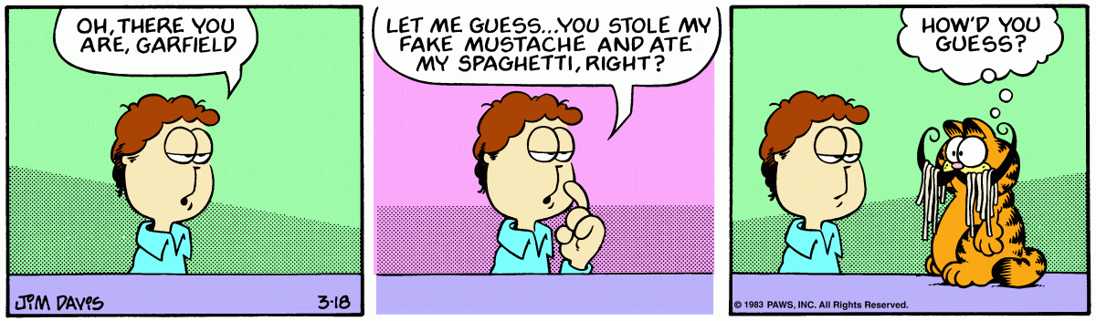 Garfield, March 18, 1983