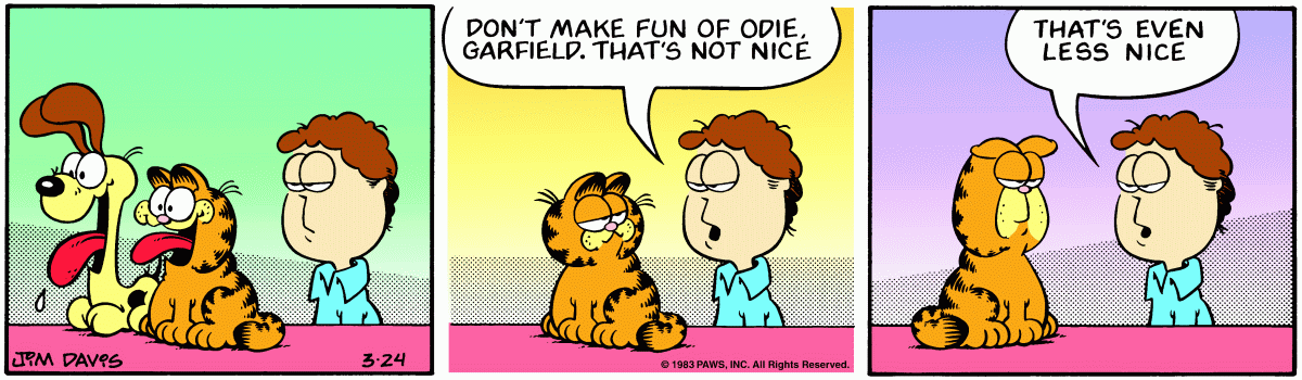 Garfield, March 24, 1983