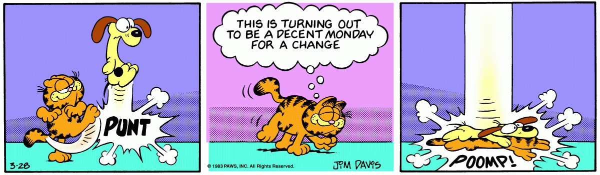 Garfield, March 28, 1983
