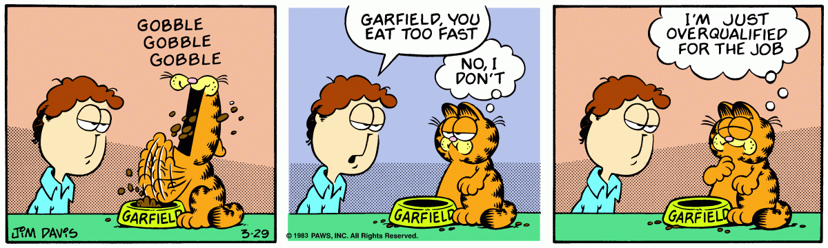 Garfield, March 29, 1983