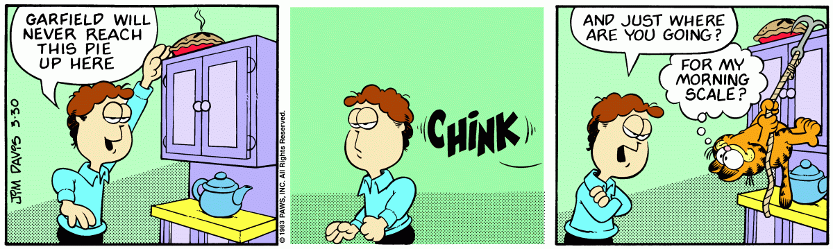 Garfield, March 30, 1983