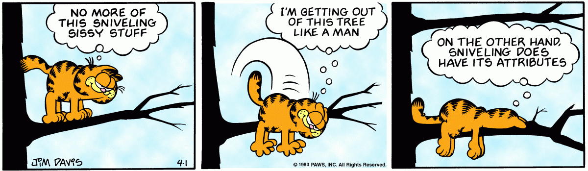 Garfield, April 1, 1983