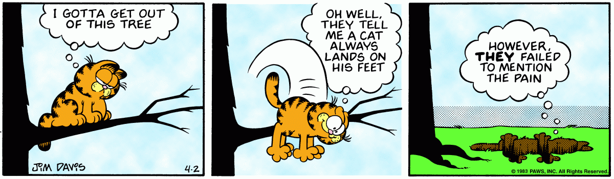 Garfield, April 2, 1983