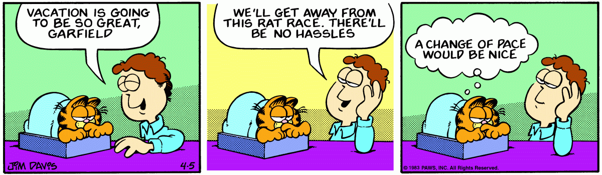 Garfield, April 5, 1983