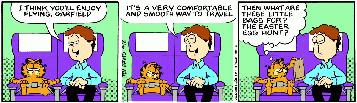 Garfield, April 12, 1983