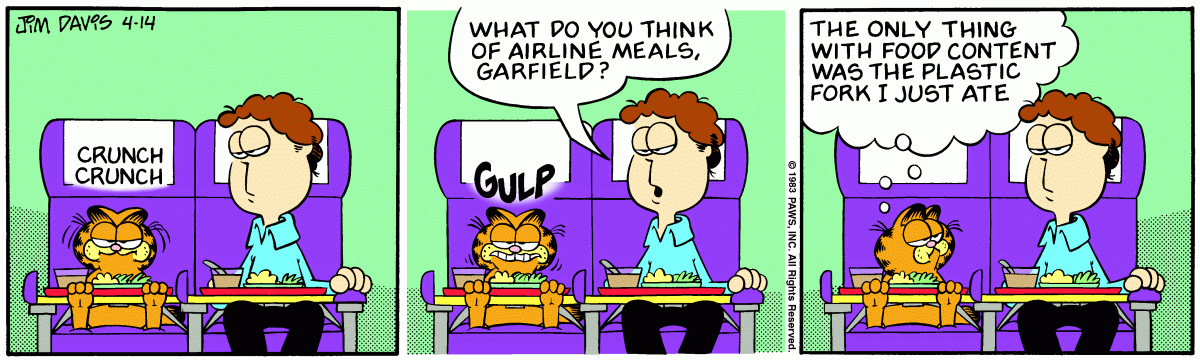 Garfield, April 14, 1983
