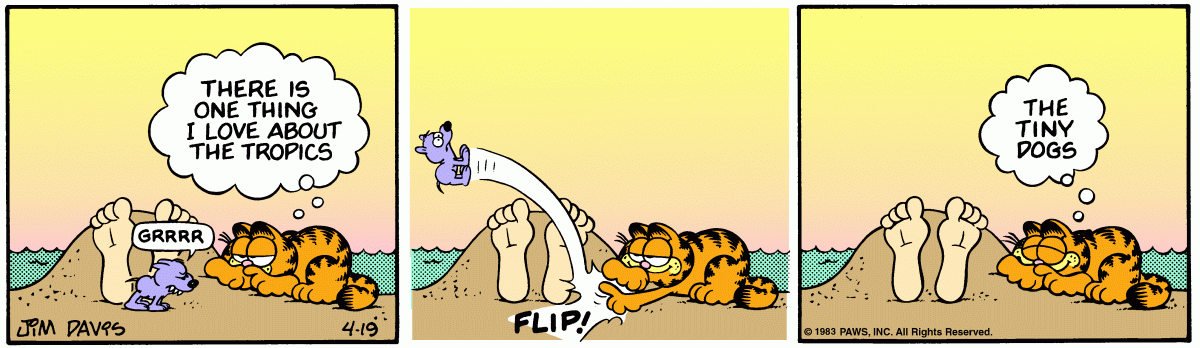 Garfield, April 19, 1983