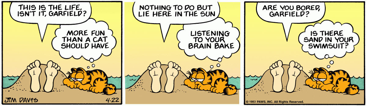 Garfield, April 22, 1983