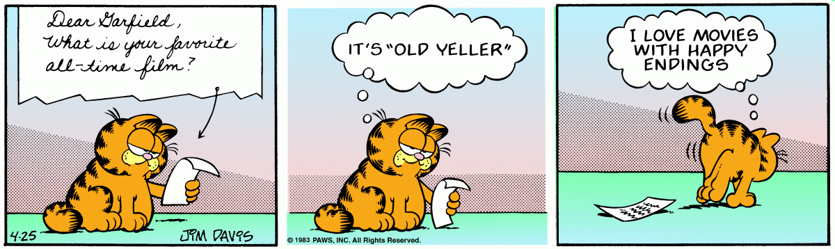 Garfield, April 25, 1983