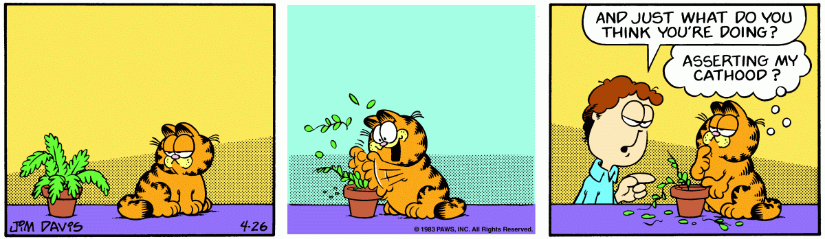 Garfield, April 26, 1983