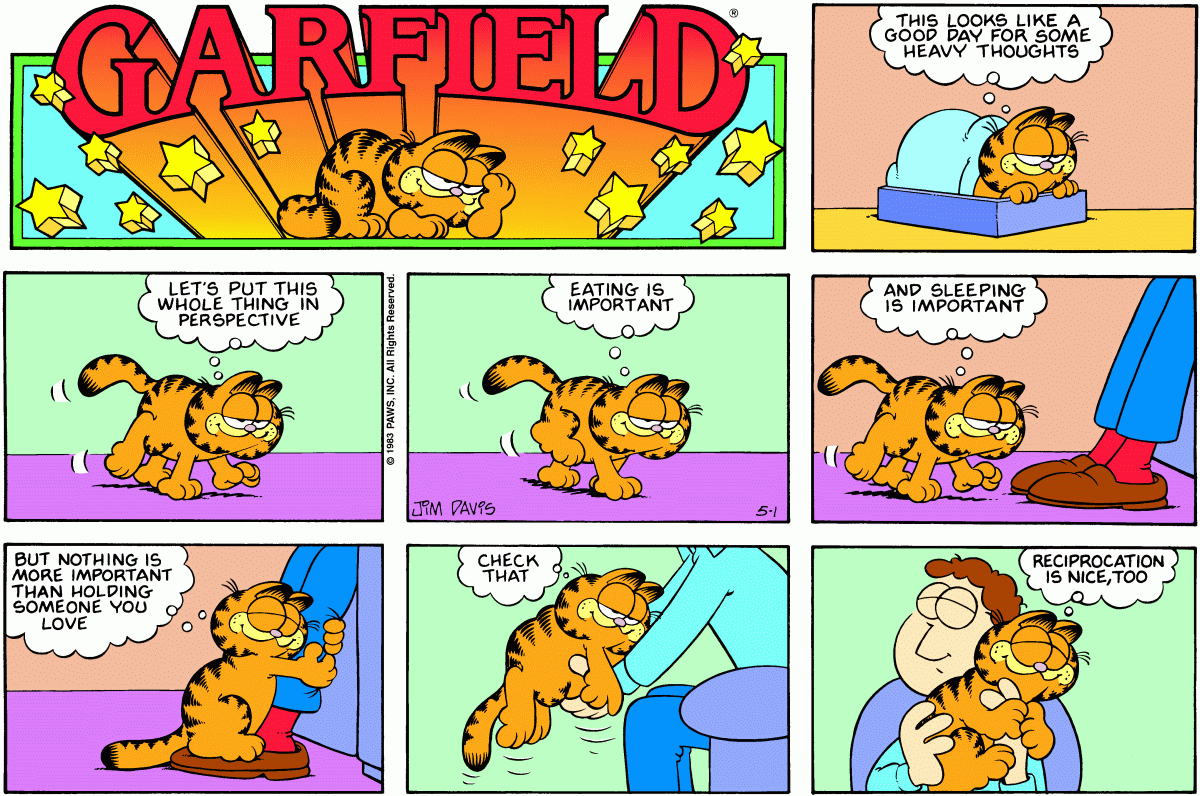 Garfield, May 1, 1983