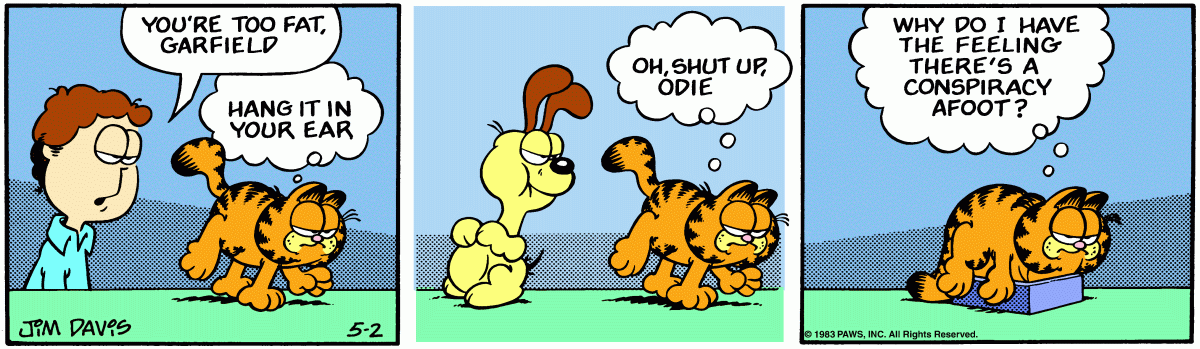 Garfield, May 2, 1983