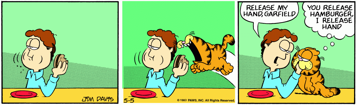 Garfield, May 5, 1983