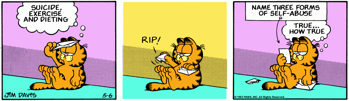 Garfield, May 6, 1983