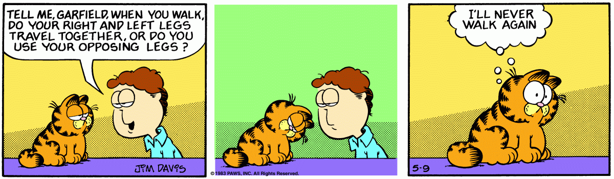 Garfield, May 9, 1983