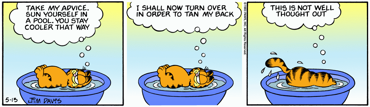 Garfield, May 13, 1983