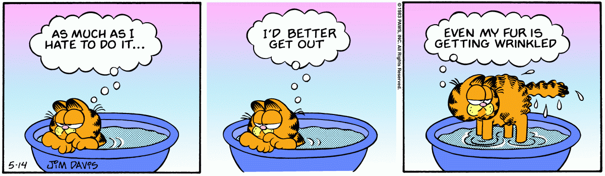 Garfield, May 14, 1983