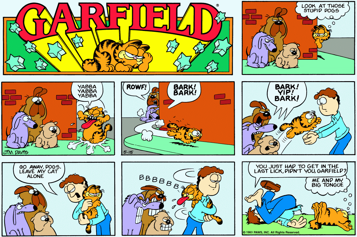Garfield, May 15, 1983